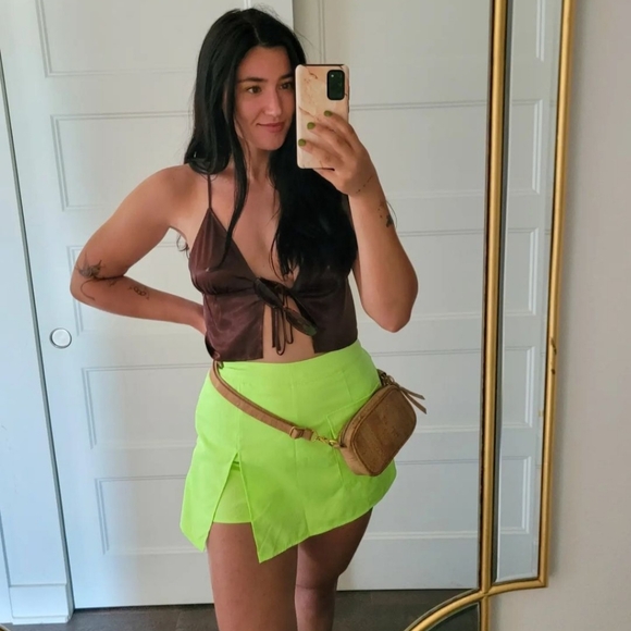 Lime green skort - Picture 4 of 4
